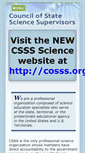 Mobile Screenshot of csss-science.org